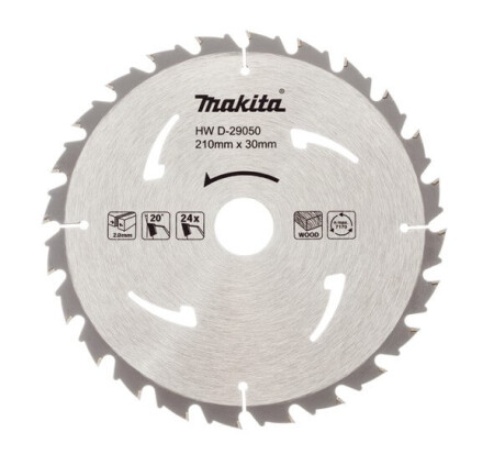 Cutting disc MAKITA 210x30x2.0 mm 24T 20° 5008mg - Makita Accessories
