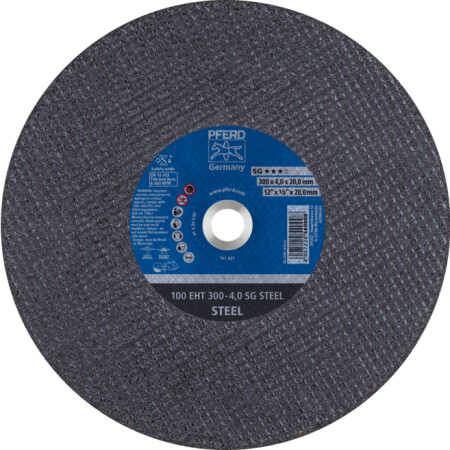Cutting disc PFERD 100 EHT 300-4.0 A24 SG STEEL/20.0 - Pferd