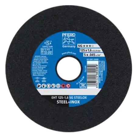 Cutting disc PFERD EHT 125-1,6 SG Steelox - Pferd