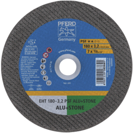 Cutting disc PFERD EHT180-3,2 PSF ALU+STONE - Pferd