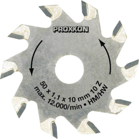 Cutting disc with tungsten teeth PROXXON 50x1.1mm - PROXXON MICROMOT