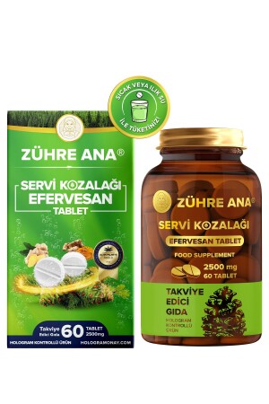 Cypress Cone Effervescent Tablet 2500mgx60 Pieces - Zühre Ana