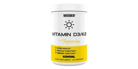 D3/K2 Vitamini + Magnezyum - POWERBODY