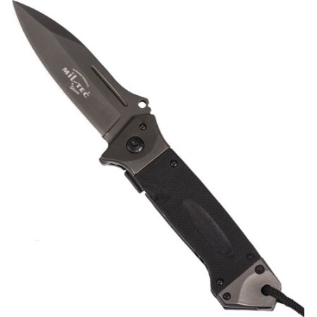 DA35 SCHWARZES TASCHENMESSER - MIL-TEC
