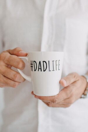Dadlife Porzellan-Dad-Tasse – 300 cm³ MUG007-DL - Milky Way Design