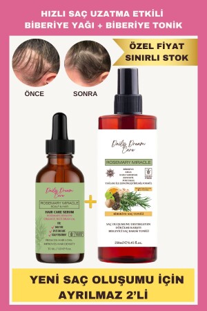 Daily Dream Care Hızlı Saç Uzatma Biberiye Serum - Biberiye Tonik Seti 89714224 - DAİLY DREAM CARE