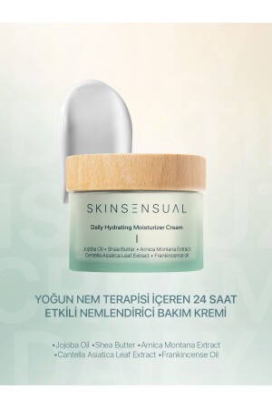 Daily Hydrating Moisturizer Cream Jojoba Oil Shea Butter 24 Hour Effective Moisturizing Moisturizer - Skin Sensual
