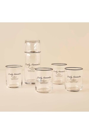 Daily Reminder Water Set Black 25595 - Bella Maison
