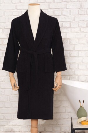 Daily Soft Siyah %100 Pamuk Erkek Bornoz L-xl - Karaca Home