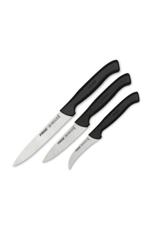 Daily Use Kitchen Set with Black Handle 3 Pieces prg35085 - Pirge