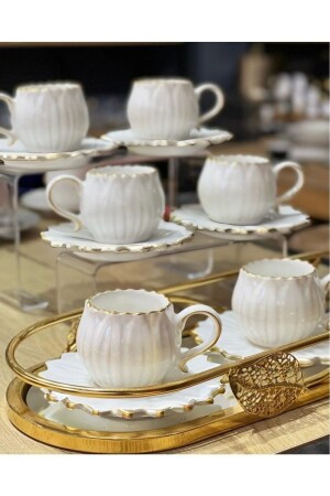 Daisy Cup Set for 6 People MD1506190619921990 - Carmen Soft