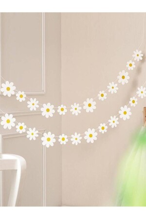 Daisy Shaped Wall Decoration Banner - Partifabrik