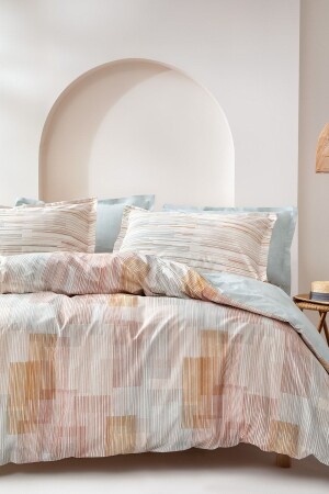 Dales Double Ranforce Duvet Cover Set - Sage - Yataş