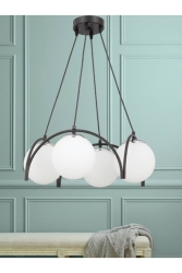 Daley 4'lü Beyaz Glop Camlı Modern Sarkıt Avize TYCRT178AN169105260287567 - avimonaydınlatma