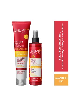 Dalgalı Saçlar Için Bakım Kremi 7-24 -sıvı Saç Kremi 2'li Set - Urban Care