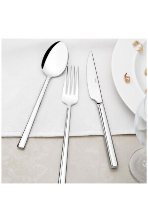 Dalyan 36 Piece Plain Knife Fork Spoon Set 2015ST60427198549 - Nehir