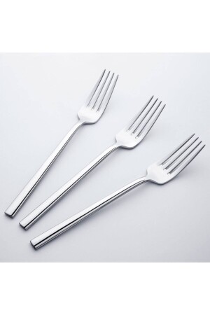 Dalyan Model Simple 1 Set of 6 Dinner Cutlery Set DLYNYMKÇYL00101 - Nehir