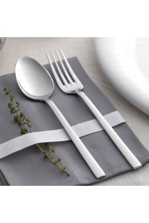 Dalyan, Plain Fork Spoon Set 60 Pieces Stainless Steel 2015ST000419 - Nehir