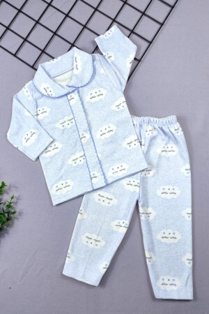 Dama Unisex Bebek Mavi Takım - Bebboo