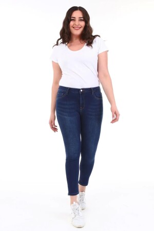 Damen 38–52 Plus Size High Waist Skinny Fit Jeans Plus Size Denim-Hosenc597 - Cedy Denim