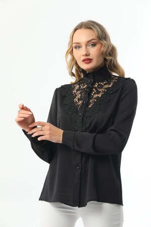 Damen-Abendkleid, große Größe, bündige Spitze, Stoffhemd G0026 - Loom Boutique