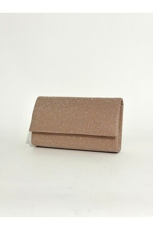 Damen Big Stone Powder Abendkleid Clutch Portfolio Kettenriemen Hand Hochzeit Verlobung Nacht Umhängetasche - Nazart