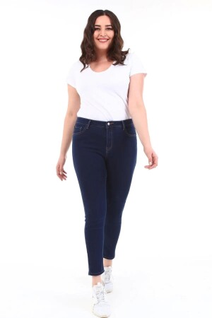 Damen-Jeans mit hoher Taille, Skinny-Fit, Übergröße, Denim-Hosec597 - Cedy Denim