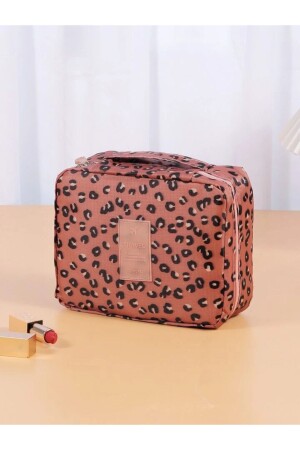 Damen-Make-up-Tasche mit Leopardenmuster - Batekso