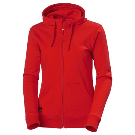 Damen-Sweatshirt HELLY HANSEN W Classic Zip Hoodie, rot - Helly Hansen workwear