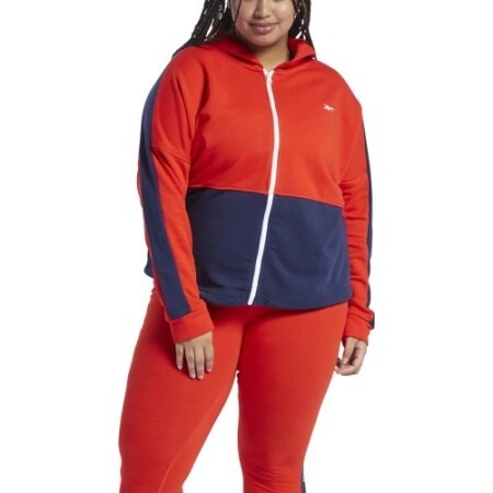 Damen-Sweatshirt von Reebok, blau/rot - Reebok
