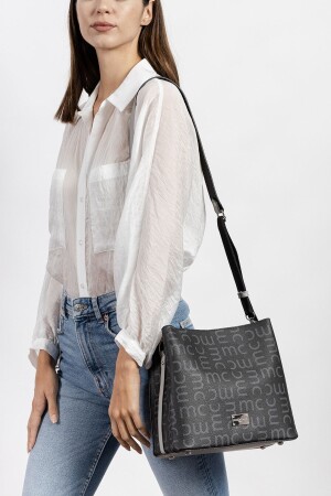 Damen-Umhängetasche mit verstellbarem Riemen – Schwarz – Miranda Mc212103109 - Marie Claire
