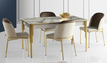Damla Dining Table Set - Cadde Yıldız