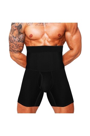 Danni Model Waist And Belly Melting Straightener Sports Corset Boxer Abdomen Hiding Boxer Black Color - Mistirik