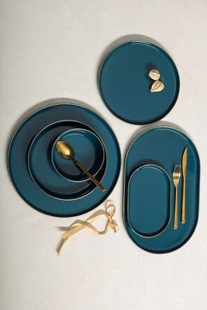 Danshari Forest Gold 27 Piece Dinner Set for 6 People 04alm007231 04ALM007231 - Porland