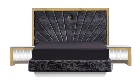 Dante Luxury Bed and Headboard - Cadde Yıldız