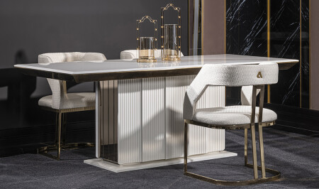 Dante Luxury Dining Table Set - Cadde Yıldız