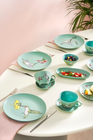 Daphne Porcelain 26 Piece Handmade Breakfast Serving Set for 6 Persons 153. 03. 08. 4910 - Karaca