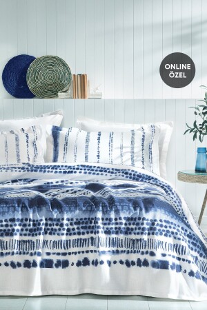 Darby Single Pique Set - Blue - Yataş