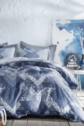 Daria Ranforce Tek Kişilik Nevresim Takımı - Indigo YTSGRPIST-1470535 - Yataş