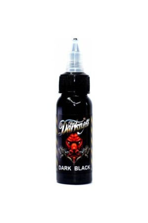Dark Black Tattoo Ink Dark Black - 1 Oz - 30 Ml - Darkness