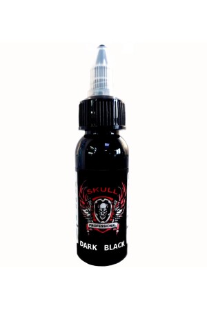 Dark Black Tattoo Paint 30 ml - 1 Oz 25004551 - skull
