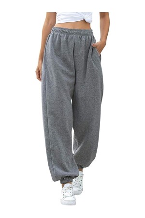 Dark Gray casual women's sweatpants - Mandlyz