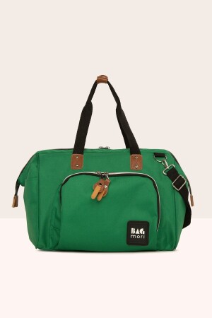 Dark Green Hanging Mother Baby Care Bag M000002154 - Bagmori