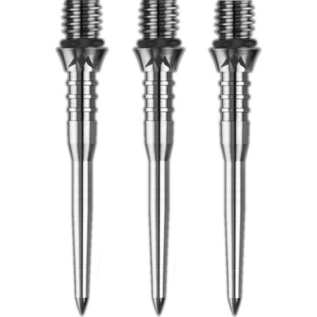 Dart Points Mission Titan Pro Ti Conversion Grooved Silver 30mm - 3-Pack - Mission