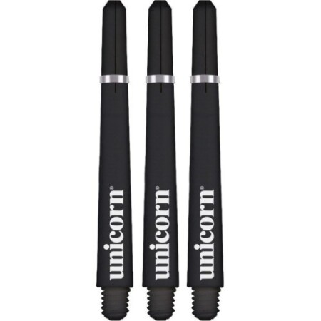 Dart Shafts Unicorn Gripper 4 Black Medium - 3-Pack - Unicorn