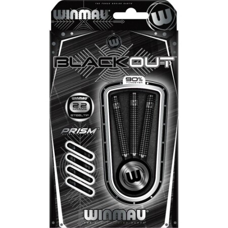 Darts Winmau Blackout Steel Tip 22 g - Winmau