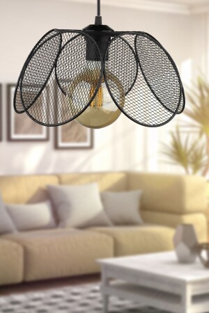 Darvin Single Chandelier Black BEG1198 - Begüsa