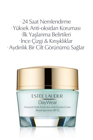 Day Wear 24 Hour and Anti-Oxidant Effect Moisturizing Cream (For Normal and Combination Skin) 50ml, SPF15 027131763512 - Estee Lauder