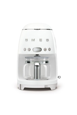 Dcf02wheu Filter Coffee Machine, 50's Style, White 500. 01. 01. 6818 - Smeg