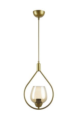 Deco Special Design Modern Living Room - Kitchen - Cafe Antique Color Honey 110 Glass Single Chandelier DCO110 - Modavize